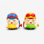 Yellow Green Pack of 2 Windup Crawling Toy
