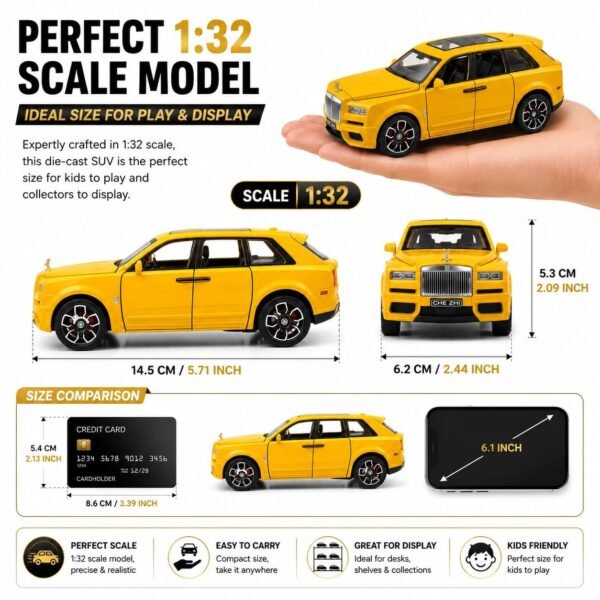 Rolls Royce 1:32 (Yellow)