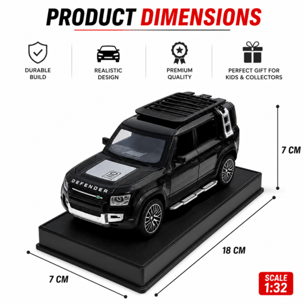 Defender 1:32 (Black)